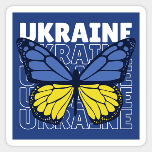 I Love Ukraine // Ukraine Flag // Ukrainian Pride Magnet